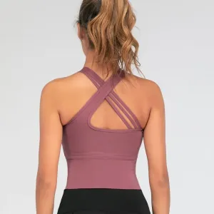 Ursi Longline Cross-Back Strappy Tank Top