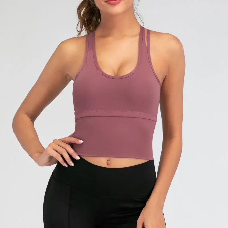Ursi Longline Cross-Back Strappy Tank Top