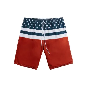 USA FLAG 11'' INSEAM SWIM TRUNKS