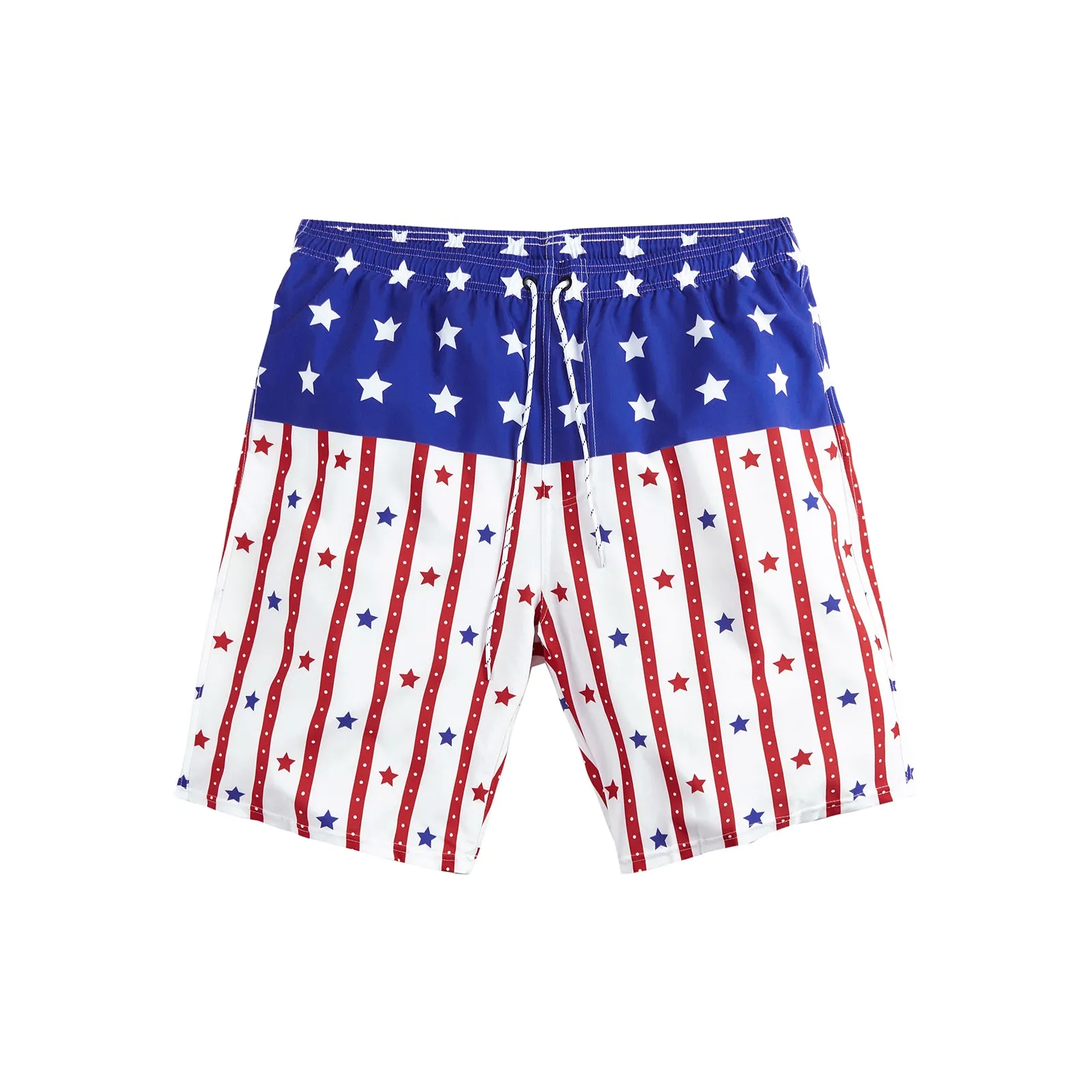 USA FLAG 11'' INSEAM SWIM TRUNKS