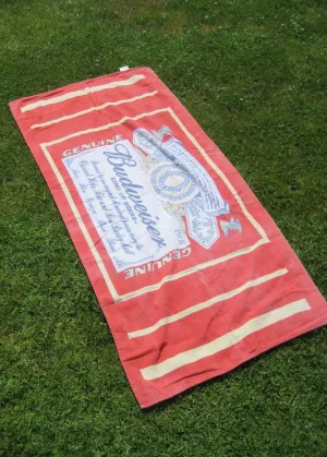 Vintage Budweiser Beach Towel