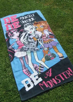 Vintage Monster High Beach Towel