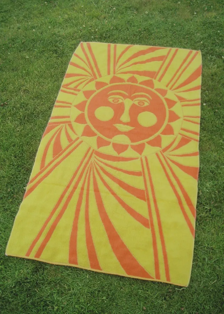 Vintage Sunshine Beach Towel