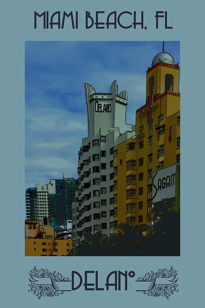 Vintage Travel: Miami Beach (Cityscape)