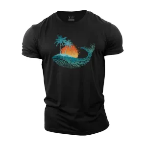 Whale Sea Cotton T-Shirt