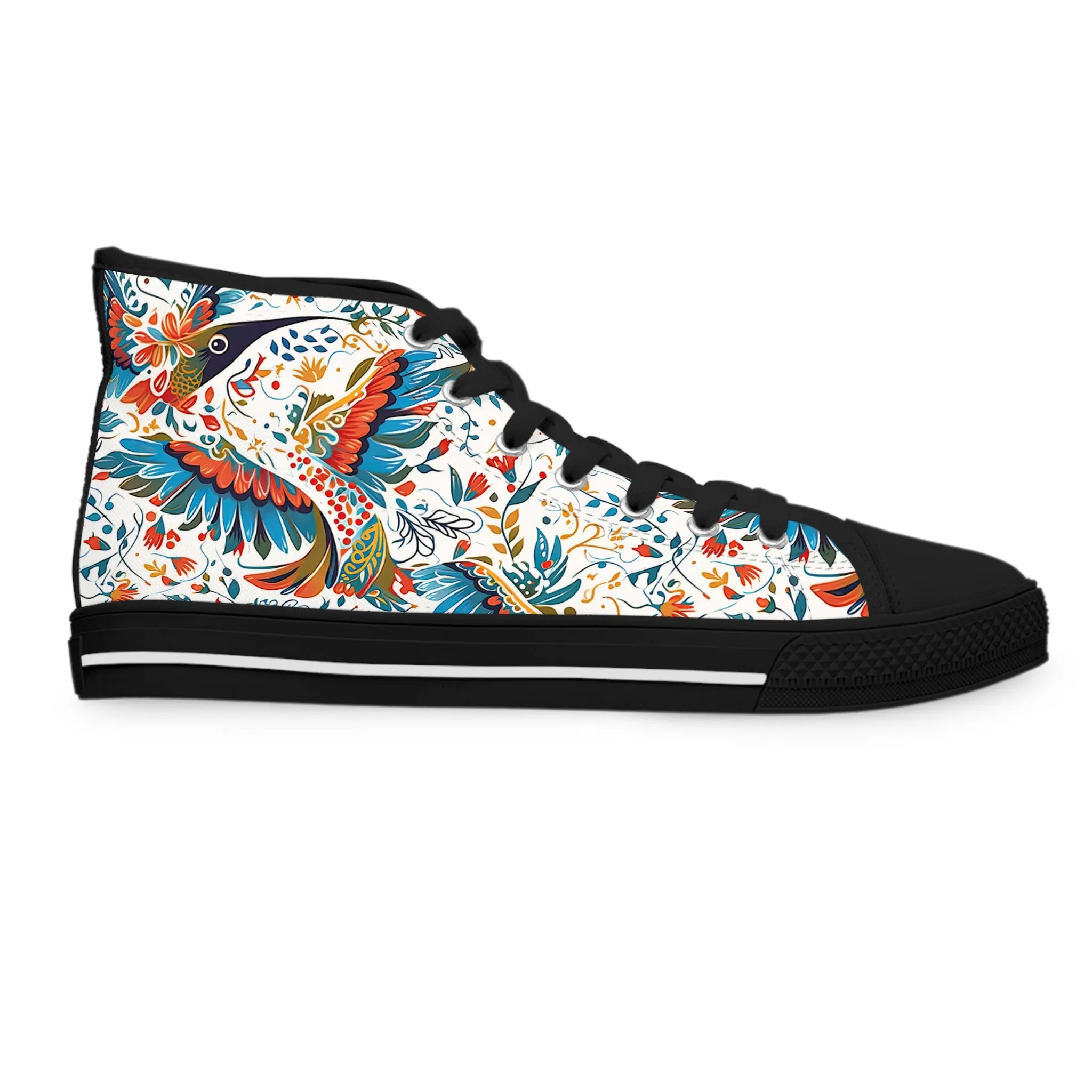 Women's High Top Sneakers - Colibri Abstract