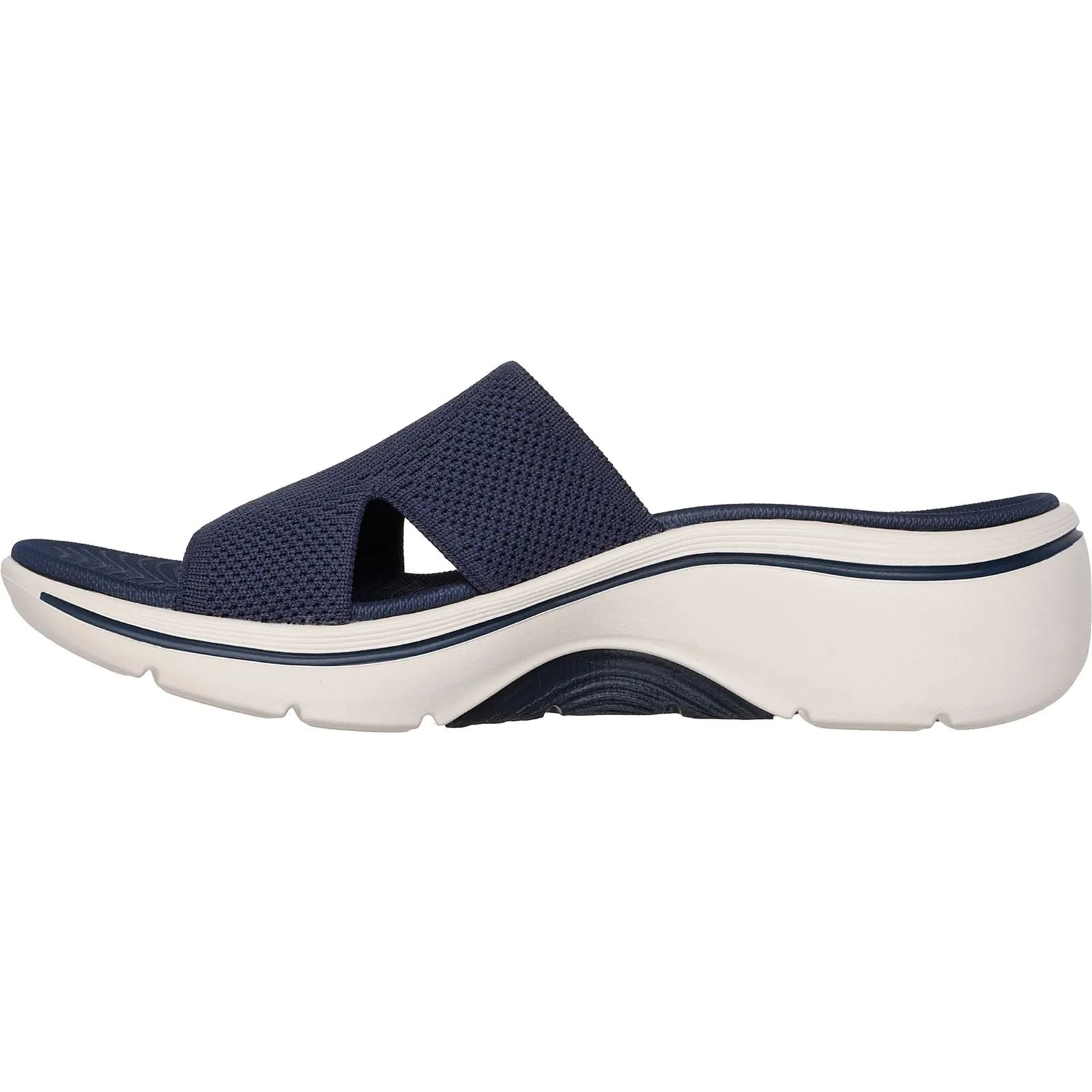 Women's Wide Fit Skechers 140865 Go Walk Arch Fit 2.0 Sandals