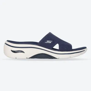 Women's Wide Fit Skechers 140865 Go Walk Arch Fit 2.0 Sandals