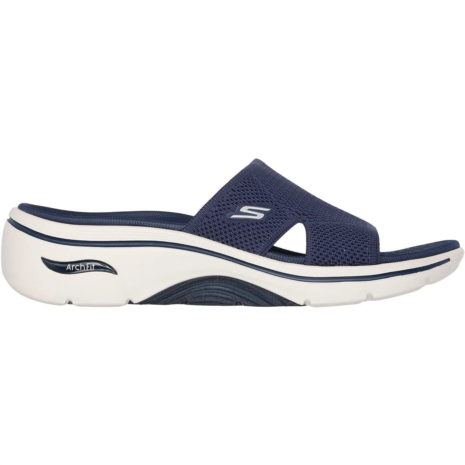 Women's Wide Fit Skechers 140865 Go Walk Arch Fit 2.0 Sandals